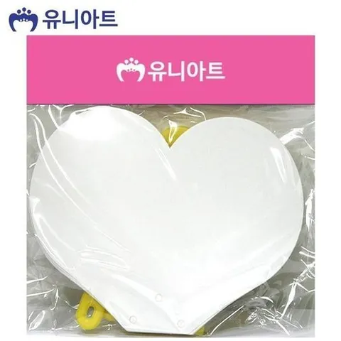 셀러허브 패션 [JHQRGCTQ_4B]유니아트 종이부채 (5개입) (하트) G30