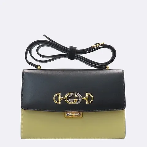 구찌 고이비토 중고명품 Gucci(구찌) 576388 블랙/뉴트럴 투톤 컬러 주미 스몰 S 사이즈 숄더백 겸 크로스백