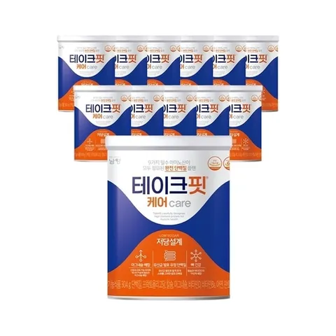 남양 테이크핏 케어 당제로 프로틴 발효유청단백질 304g 12개
