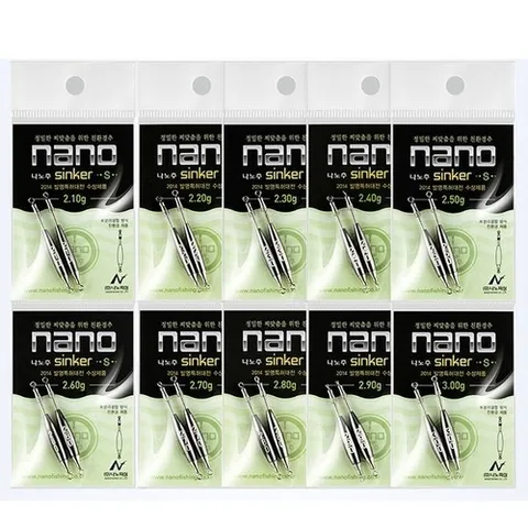 머털낚시 국산 나노피싱 나노추 미세 조절추 봉돌 2.1g~3.0g_P068360569