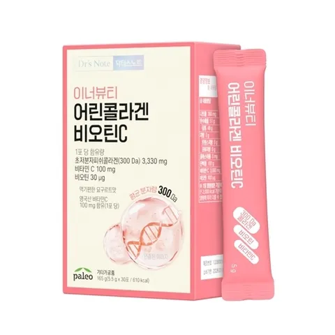 팔레오 닥터스노트 이너뷰티 어린콜라겐 비오틴C 30포 1박스