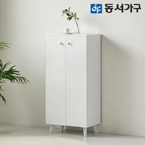 동서가구 리브수 다리형 멀티 양문 신발장 7단 DF634887