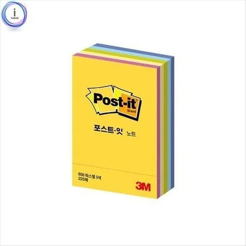 셀러허브 패션 [JH22Q486_52CK] 포스트잇노트CT-656-3 텔5색51X76mm 225매