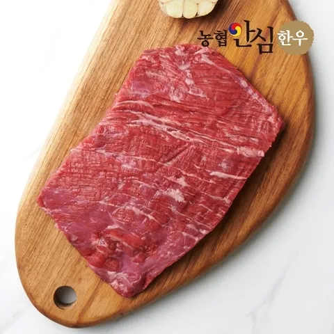 농협안심한우 1등급 한우 소고기 양지 수육 국거리 (400g/냉장) (덩어리)