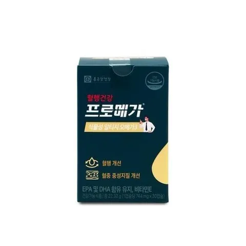 기타브랜드 종근당건강 혈행건강 프로메가 식물성 알티지 오메가3 744mg x 30캡슐 x 1박스_P389911610