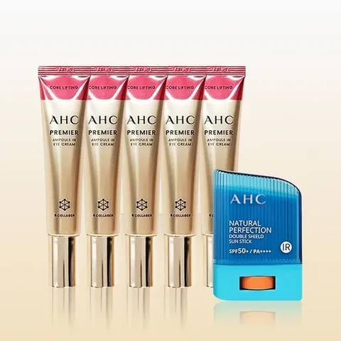 AHC AHC] 홈쇼핑 시즌12 아이크림 코어 리프팅 40ml 5개 선스틱 14g 1개