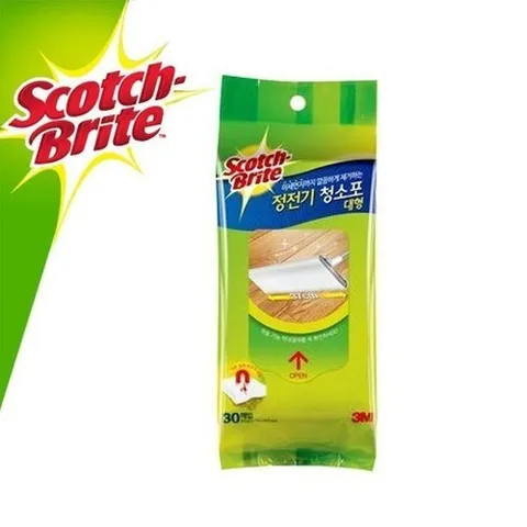 셀러허브 패션 [JHQRJD1Y_4B]3M 스카치 정전기 브라이트 청소포 리필 30매