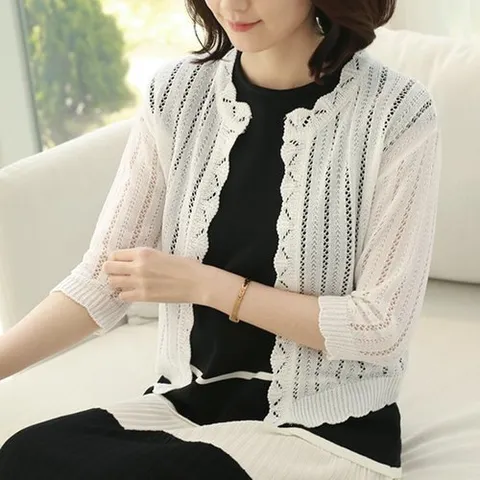 웬디즈갤러리 7부 볼레로 가디건