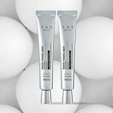 쟈스 [본사] 쟈스 화이트 토닝샷 코어 크림 40ml 2개(토닝샷/스피큘/기미/잡티/탄력/보습)
