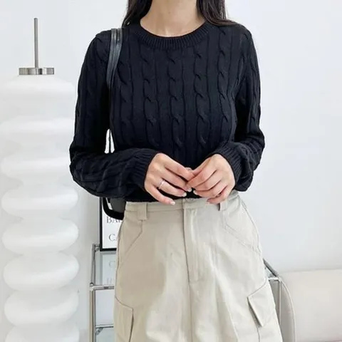 셀러허브 패션 [오노마] ONM 여성로렌 케이블꽈배기니트 1011 (31454276)