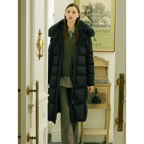 마르조 마르조][1종]하이넥 퍼 구스다운QAWFU165