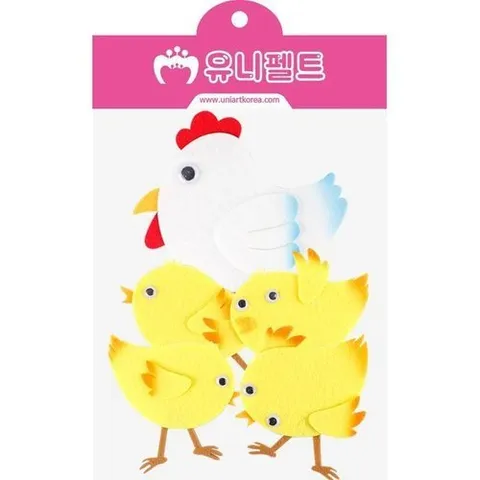 셀러허브 1 [XBG27LMP_47]10000 펠트 병아리세트 신형 투톤 집콕놀이