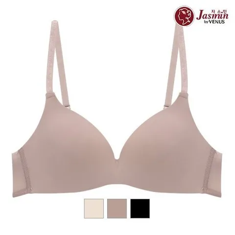 비너스 자스민 [자스민 비너스] 비너스 더블윙 일체형 몰드 노와이어 브라 (LB,DB,BK/70A-85C) JBR8004