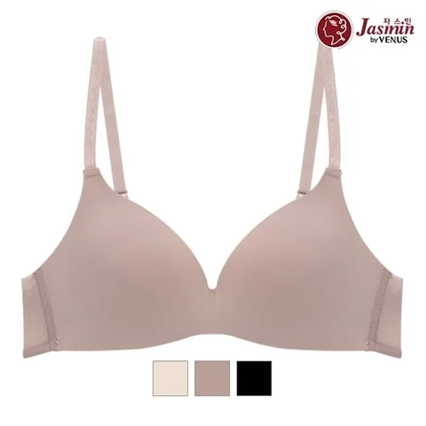 비너스 자스민 [자스민 비너스] 비너스 더블윙 일체형 몰드 노와이어 브라 (LB,DB,BK/70A-85C) JBR8004