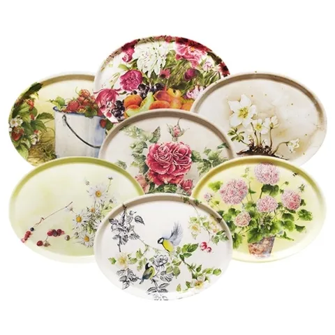 모나스베드 자작나무 타원 트레이(대)