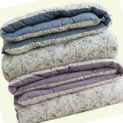 패션플러스 [제이앤엘글로벌탑스] 차렵이불 퀸베이직세트 퍼플 침대커버 신혼침구 심플침구 (43685705)