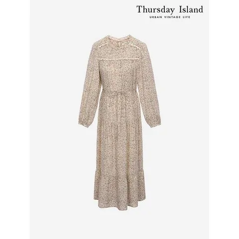 써스데이아일랜드 Thursday Island] 잔꽃 티어드 원피스(T246MOP155W)