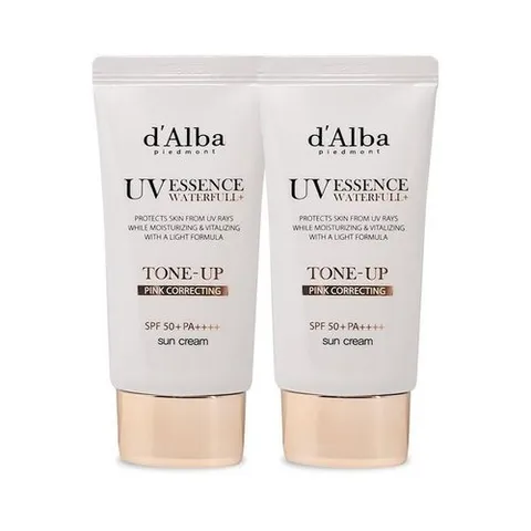 셀러허브 1 달바 워터풀 톤업 선크림 50ml(SPF50+) 비건 선크림 2개 Ss