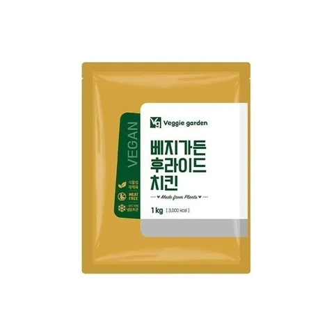 셀러허브 식품 [베지가든] 후라이드 순살 치킨 1kg 대용량 (식물성 대체육) 1개 (46776253)