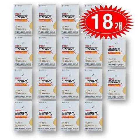 기타브랜드 종근당 오메가3 프로메가 오메가3 알티지 rtg 비타민D 60캡슐, 18개_P435016091