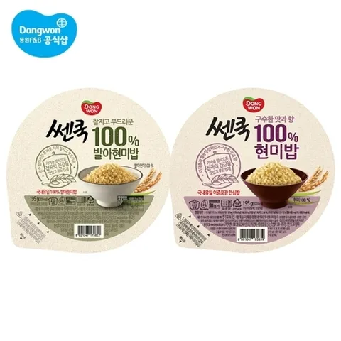 동원에프앤비 쎈쿡 발아현미밥 195g x 24개입/현미밥