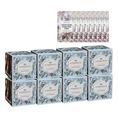 제니하우스 더 청담 살롱코드 케라틴 헤어 컬러 새치 커버 홈쇼핑 염색약 8개+샘플 8개