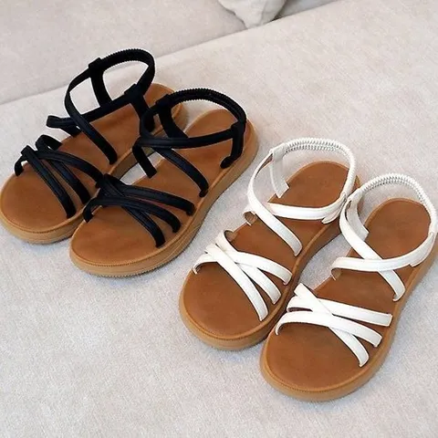 THE HEEL 슈즈 더블X 스트랩 백밴딩 여성여자 여름 샌들 2cm sjly-9119_P397892319