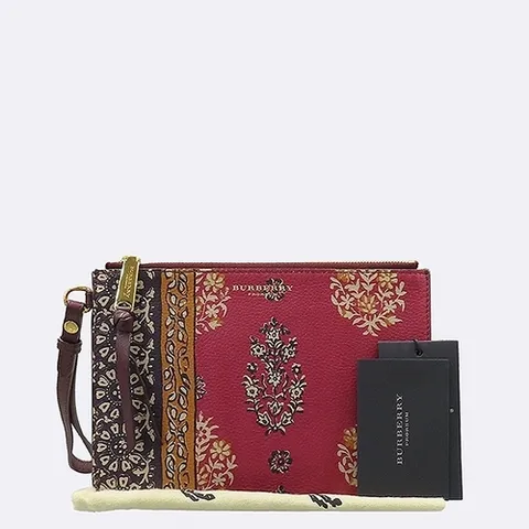 버버리 고이비토 중고명품 Burberry(버버리) 프로섬 레드 컬러 레더 클러치