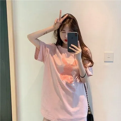 셀러허브 패션 [오노마] ONM 토끼인형 여성 반팔 박스 티셔츠 BI-A200480 (15795944)