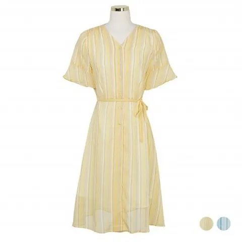 클라비스 스트라이프 원피스CVOWA3703M_P346482830