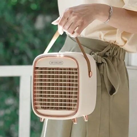 패션플러스 [HS라이프] 선풍기 써큘레이터 책상용 휴대용 넥밴드 미니 손풍기 냉풍기 아이스윈드 USB 에어컨