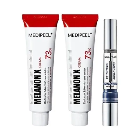 셀러허브 1 메디필 멜라논 엑스크림 30ml x2 + 쟈스 닥터 레티셀 4X 앰플 8.5ml