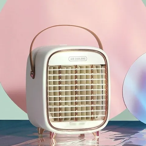 패션플러스 [HS라이프] 선풍기 써큘레이터 책상용 휴대용 넥밴드 미니 손풍기 냉풍기 아이스 윈드 USB 에어컨