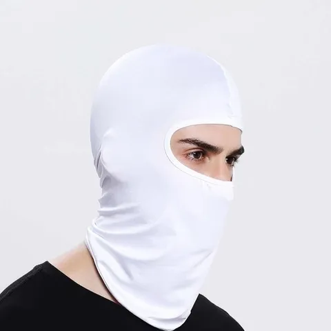 패션플러스 [보드미] 리개 화이트 마스크 여름용 풀페이스