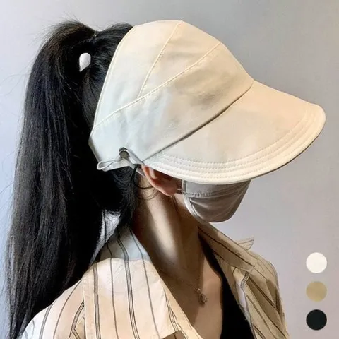 기타 간편 휴대용 마스크 걸이 포니테일 돌돌이 간편 썬캡 (WC2DB93)