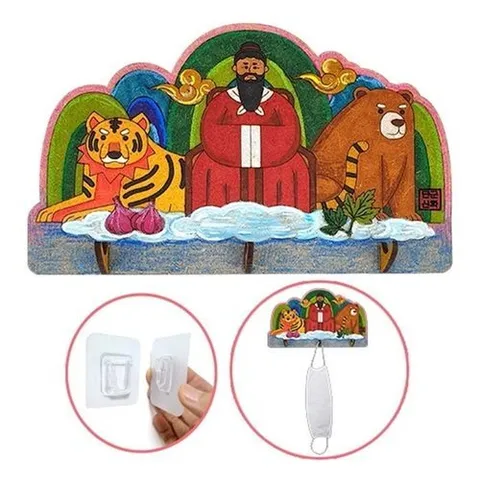 셀러허브 패션 [JHQQ1P6Q_4B]마스크걸이만들기-단군신화 4EA