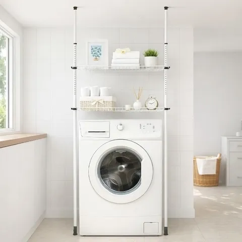 보노하우스 보노 세탁기 선반 2단 (블랙) 세탁기위 수납공간21965709588854