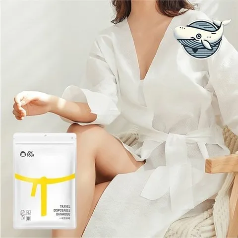 기타 고품질 여행용 일회용 가운 화이트 온천 호텔 편안한 일회용샤워가운 샤워가운 1회용가운 WFGYGGM