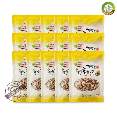 기타 [김연도혼합곡] 웰빙 10곡 혼합곡 300g x 15봉