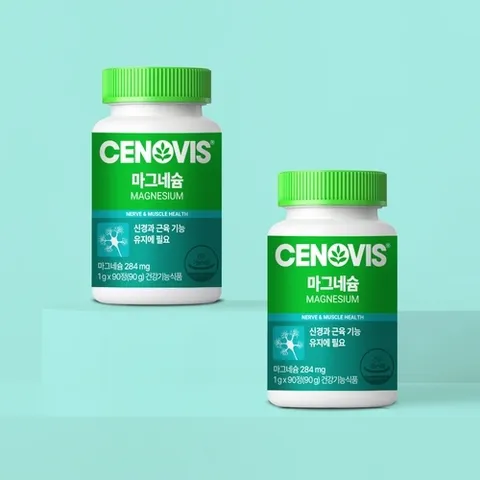 패션플러스 [비타민뱅크] [세노비스] 마그네슘 284mg / 90정 x2팩BP