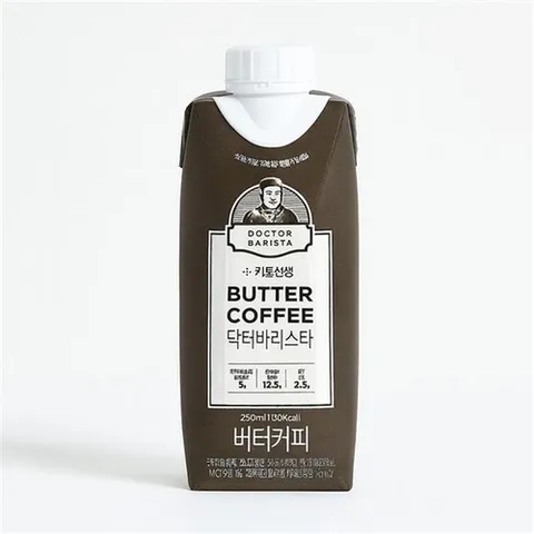 셀러허브 식품 [웰빙창고] 키토선생 닥터바리스타 방탄커피 버터커피 250ml 18개