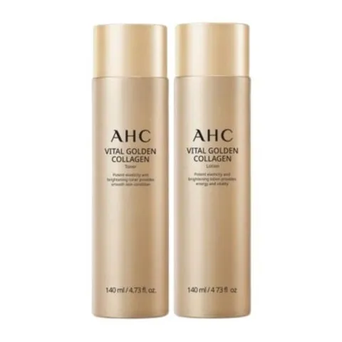기타브랜드 AHC 바이탈 골든콜라겐 토너 140ml + 로션 140ml 기초 세트_P432871948