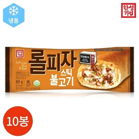 기타 한성기업 롤피자스틱 불고기 80g x 10봉