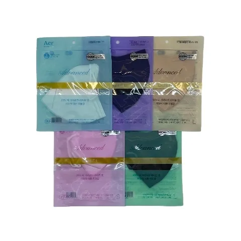 아에르 어드밴스드 라이트핏 KF80 마스크 50매 컬러 AER 마스크