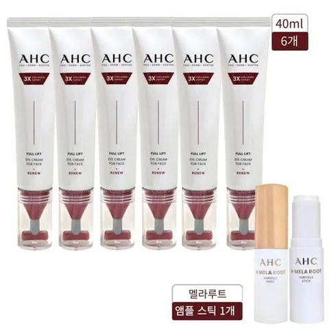 셀러허브 1 AHC 아이크림 시즌14 풀리프트 40ml 6개+멜라루트 스틱 1개