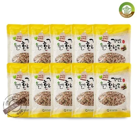 기타 [김연도혼합곡] 웰빙 10곡 혼합곡 500g x 10봉