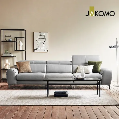 자코모 [SK스토아 단독혜택가] 라떼파파 4인 기능성 천연면피 소가죽 소파