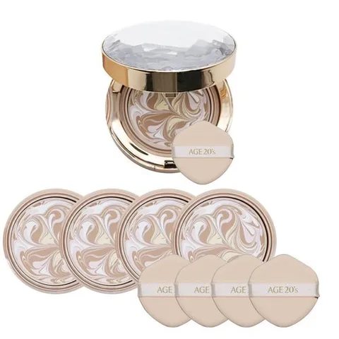 에이지투웨니스 에이지20s 팩트 ID 에센스 커버 팩트 본품   리필 4개