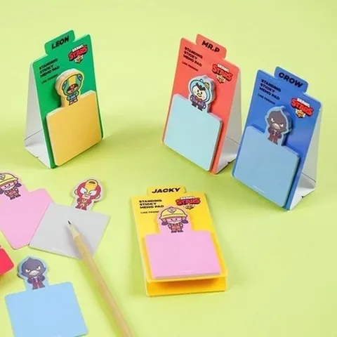 셀러허브 1 브롤스타즈스탠딩점착메모 크로우