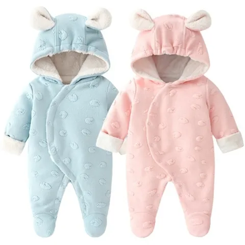 조이멀티 기모 곰돌이 노블 유아 후드 우주복(59-90) 204296